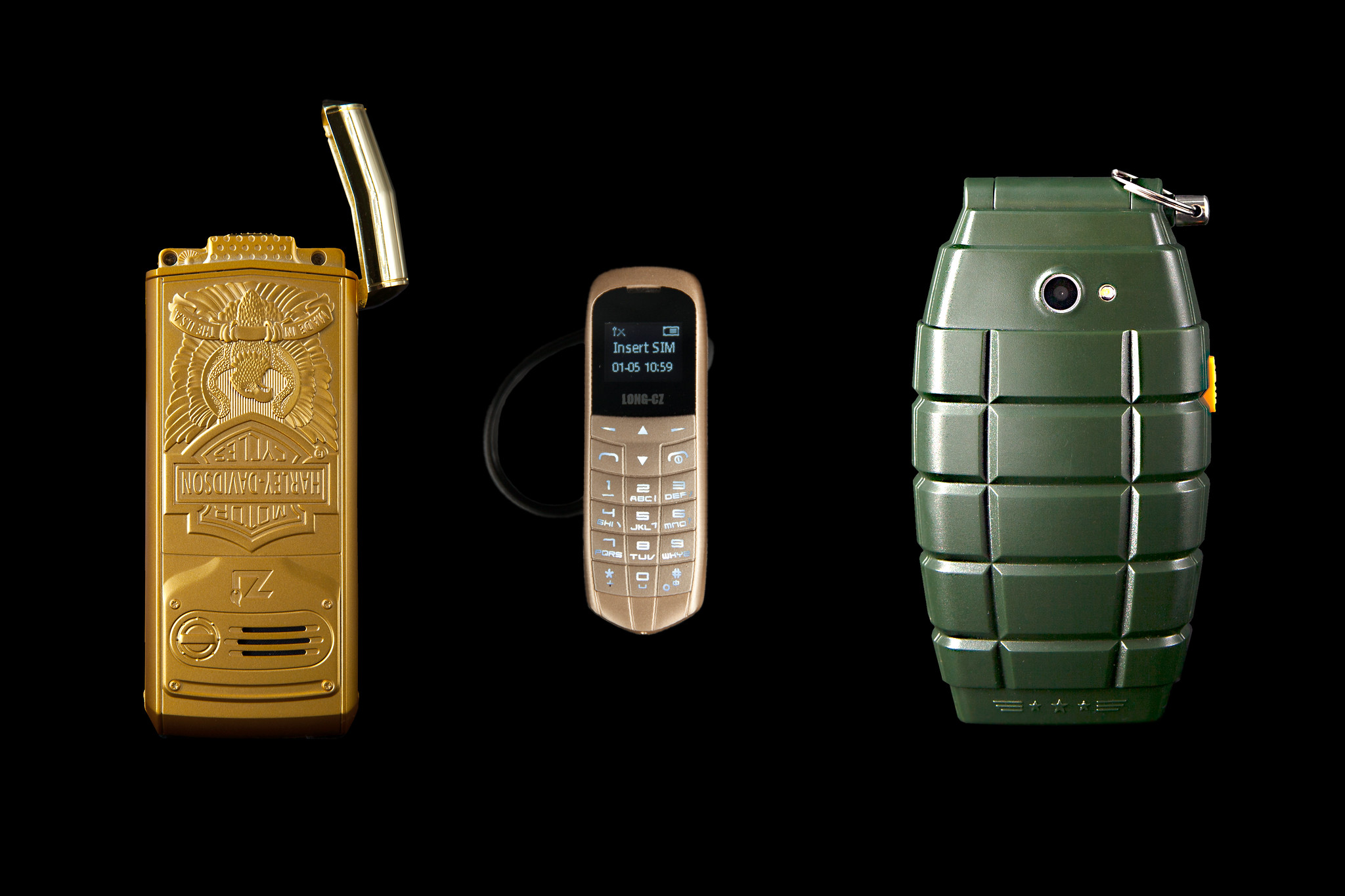 telefony zabawki udające różne przedmioty